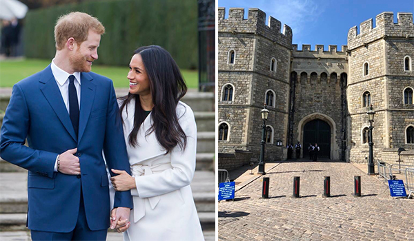 Casamento no Castelo de Windsor - príncipes da Inglaterra