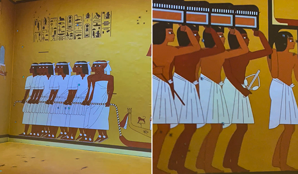 Faraó do Egito Tutankamon.
