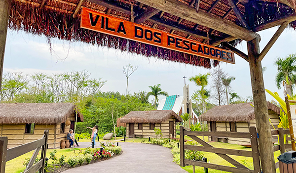 Parque Três Pescadores em Aparecida